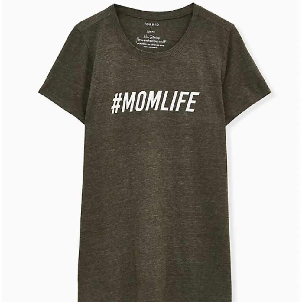 Torrid slimfit tee #Momlife